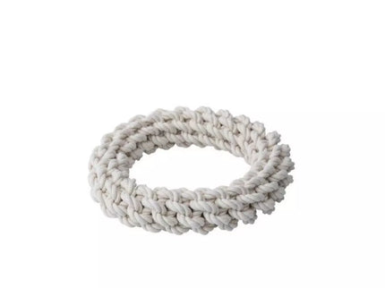 Natural Rope Ring Dog Toy, L, 27 cm