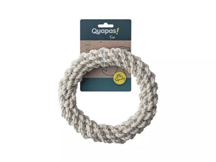 Natural Rope Ring Dog Toy, L, 27 cm