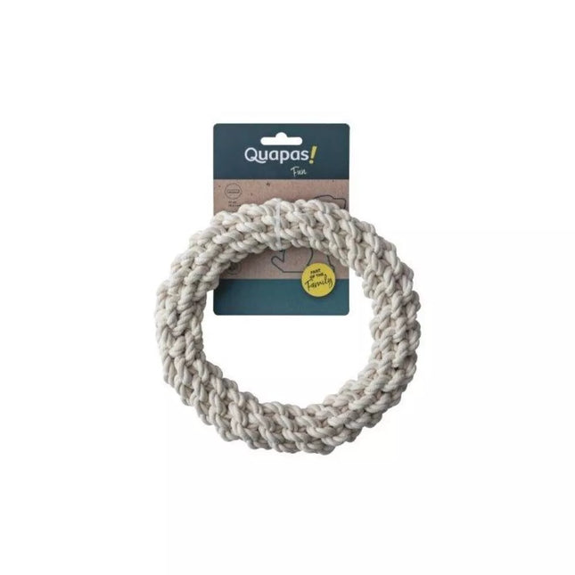 Natural Rope Ring Dog Toy, L, 27 cm