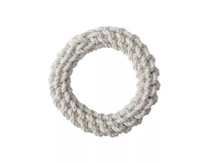 Natural Rope Ring Dog Toy, L, 27 cm