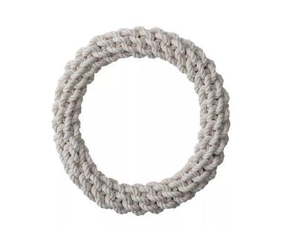 Natural Rope Ring Dog Toy, XXL, 40 cm