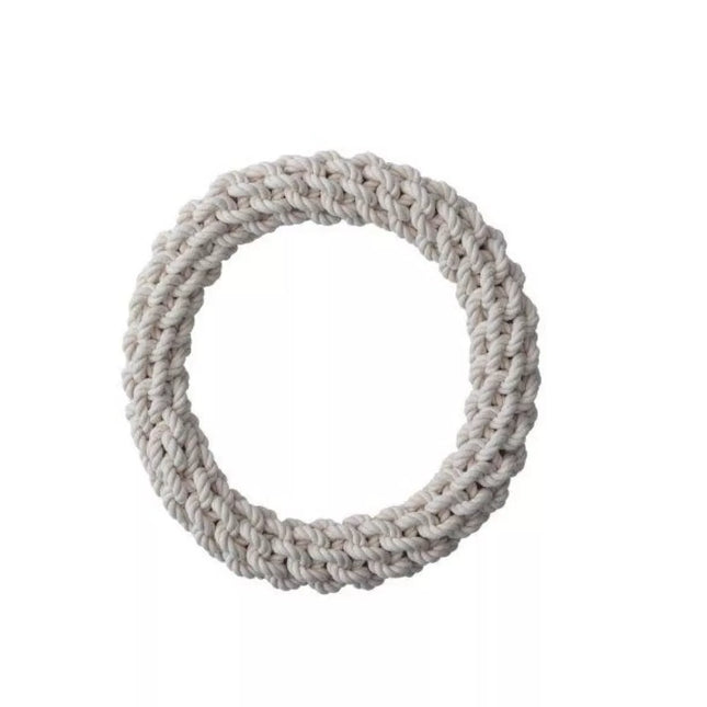 Natural Rope Ring Dog Toy, XXL, 40 cm