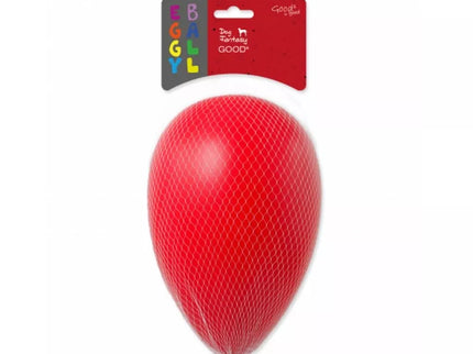 Žaislas šunims kamuolys-kiaušinis raudonas Dog Fantasy, 16x26 cm