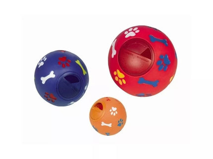 Žaislas šunims kamuolys skanėstams M, 11 cm
