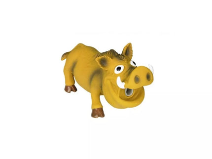 Squeaking Boar Dog Toy, 17x9.5 cm