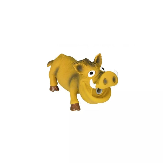 Squeaking Boar Dog Toy, 17x9.5 cm