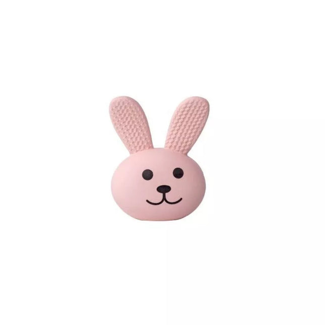Latex rabbit head toy for dogs, 6.8x4.5x8.8 cm