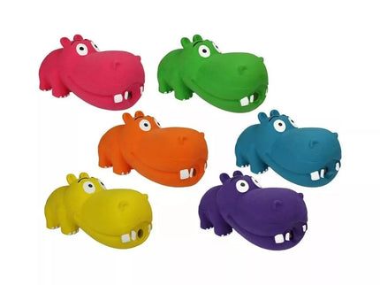 Latex Hippopotamus Dog Toy, 20.5 cm