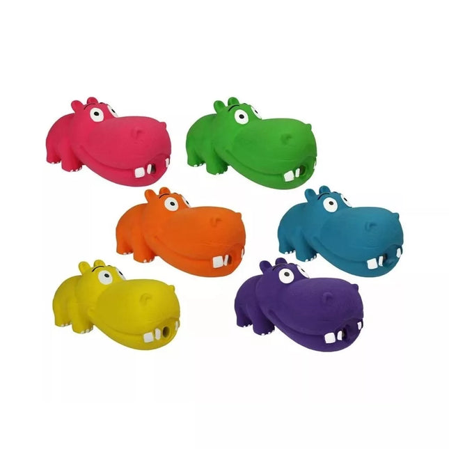 Žaislas šunims lateksinis begemotas, 20,5 cm