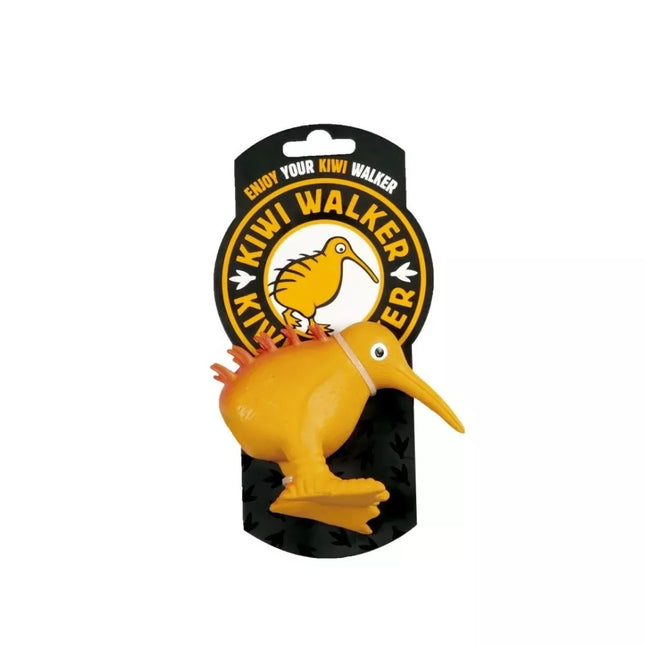 Latex Squeaky Kiwi Dog Toy, Orange, 8.5 cm, S