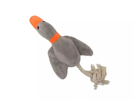 Plush Duck Toy with Rope for Dogs, 33 cm