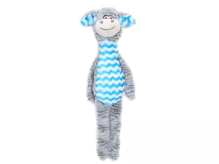 Plush Squeaky Blue Donkey Dog Toy, 45 cm
