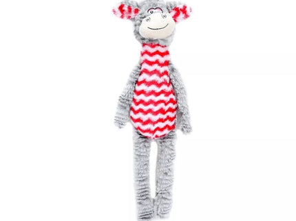 Plush Squeaky Grey Donkey Dog Toy, 45cm