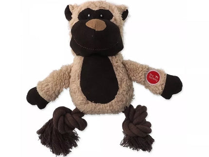 Plush Lamb Dog Toy with Ropes