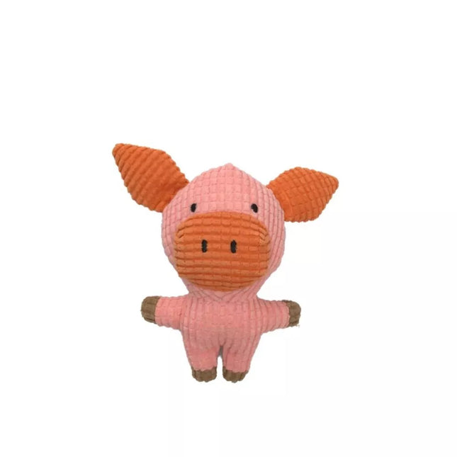 Plush Piglet Dog Toy