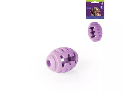 Rugby ball dog toy, 8 cm