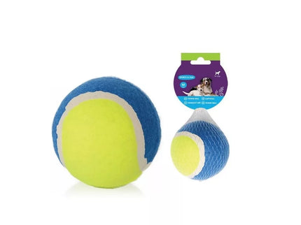 Dog Tennis Ball Toy, Orange/Blue, 7.5 cm