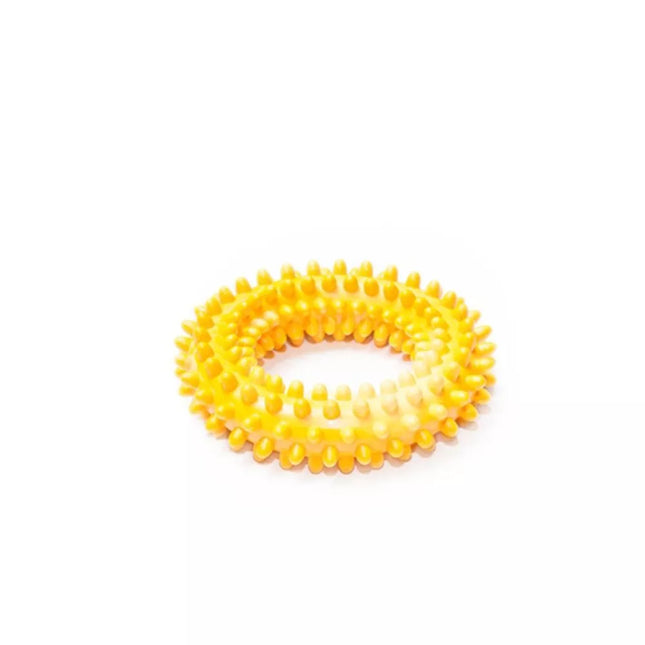 Dog Ring Toy with Spikes, Size S, 10 cm