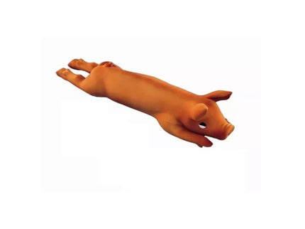 Latex Pig Dog Toy - Size S, 14 cm
