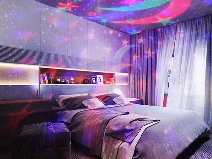 Žvaigždžių Projektorius kolonėlė (įkraunamas)